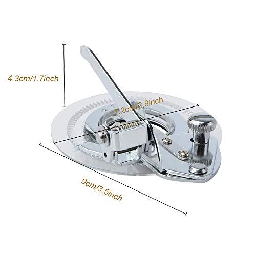 Disc embroidery presser foot