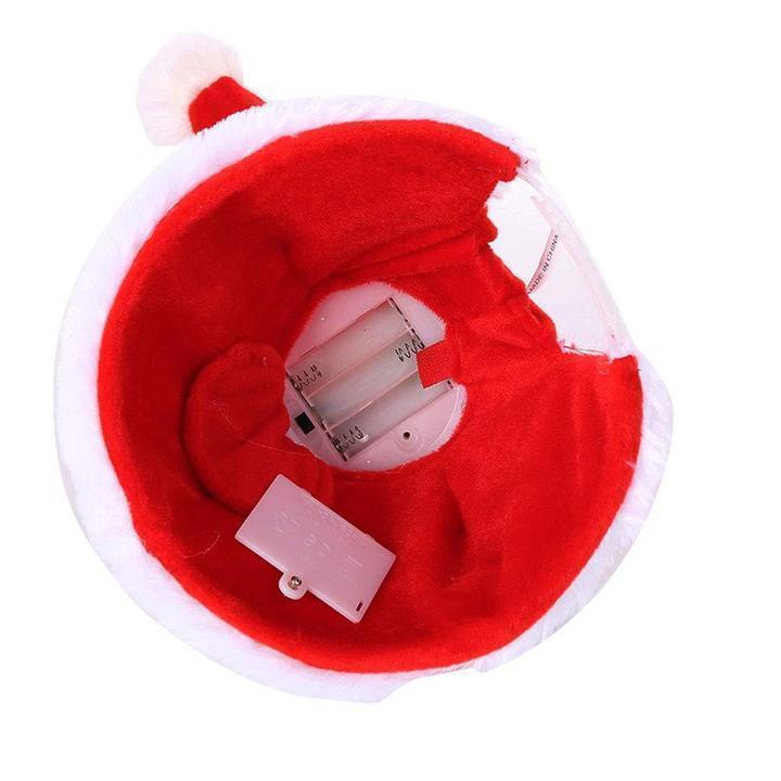 Singing Dancing Moving Santa Hat