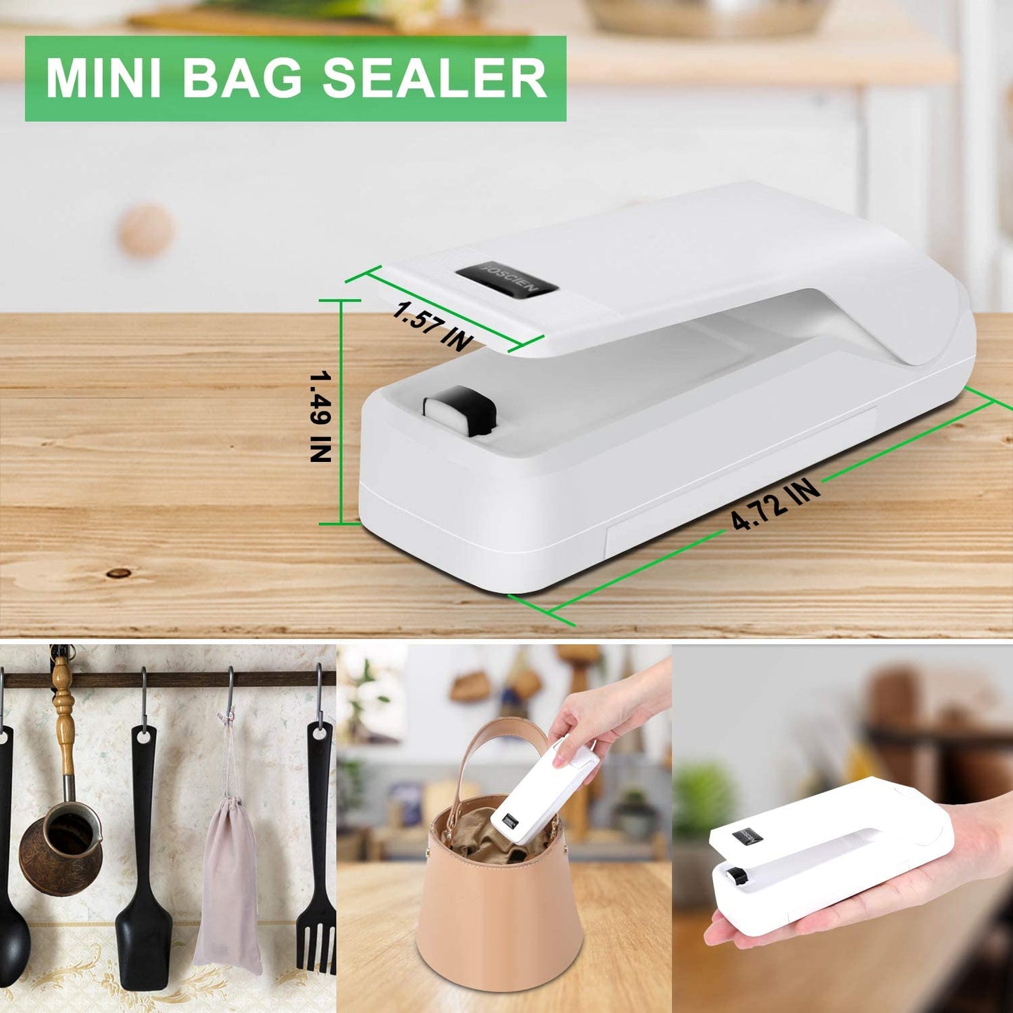 Portable snack sealing machine