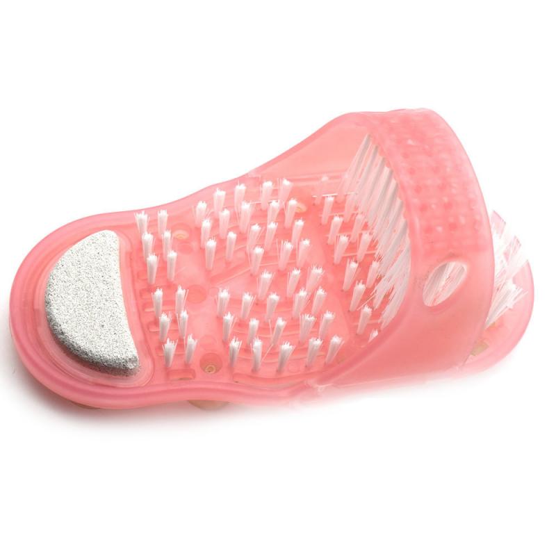 Bathroom exfoliating massage slippers