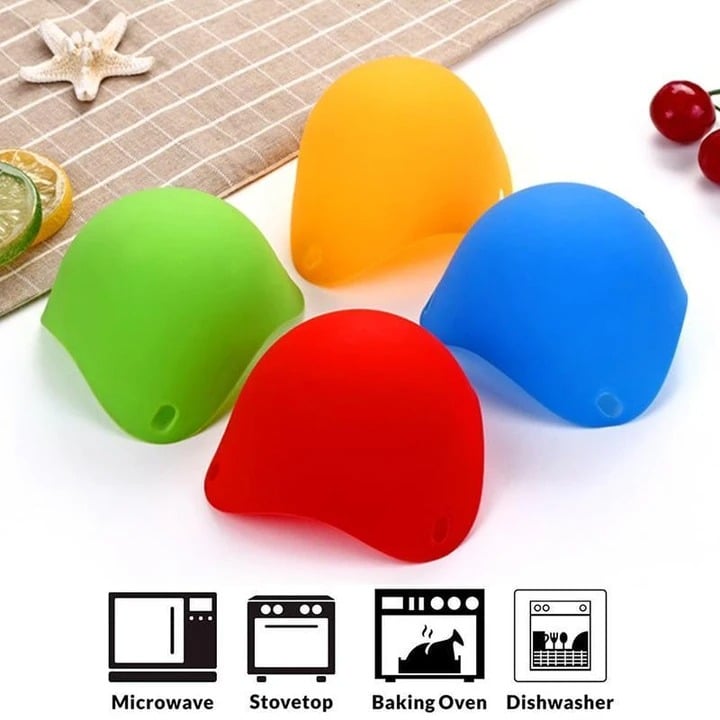 (💥New Year Specials💥- 50% OFF) Easy Silicone Egg Poacher (Set of 4)