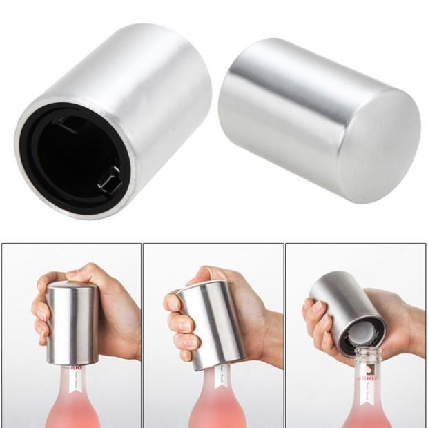 Press beer opener