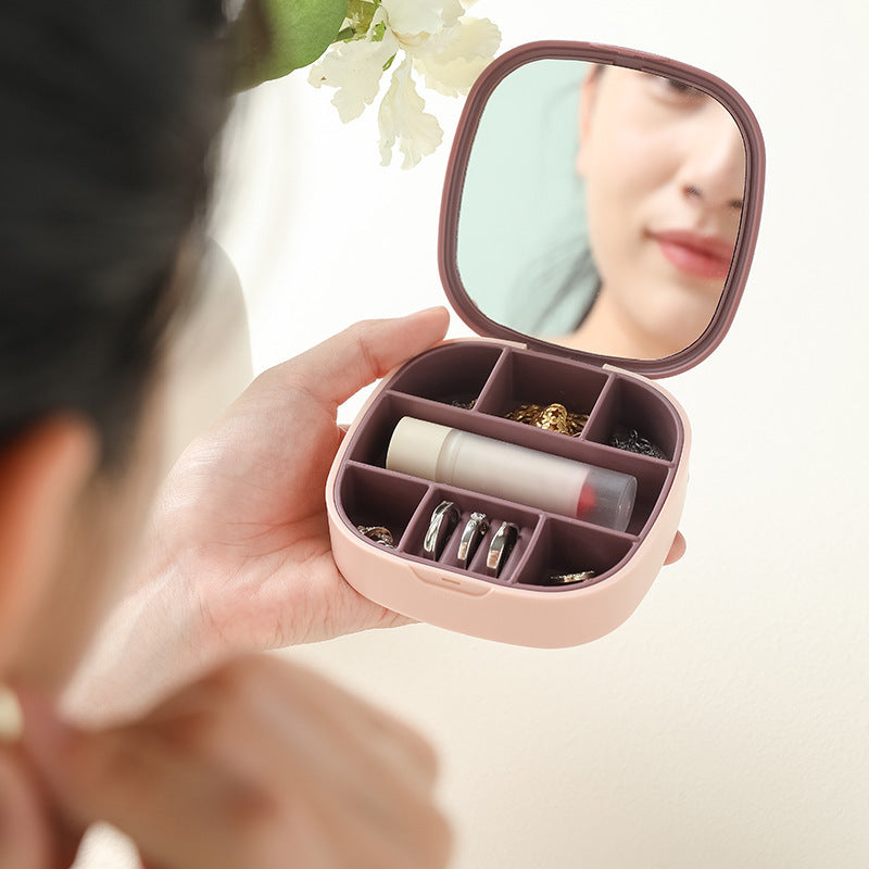 Jewelry mirror storage box💝