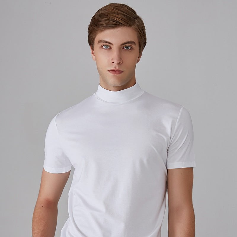 🔥40% OFF🔥Men 's High Neck Slim Fit T-shirt