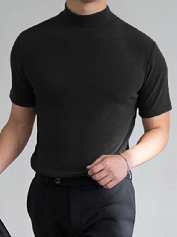 🔥40% OFF🔥Men 's High Neck Slim Fit T-shirt