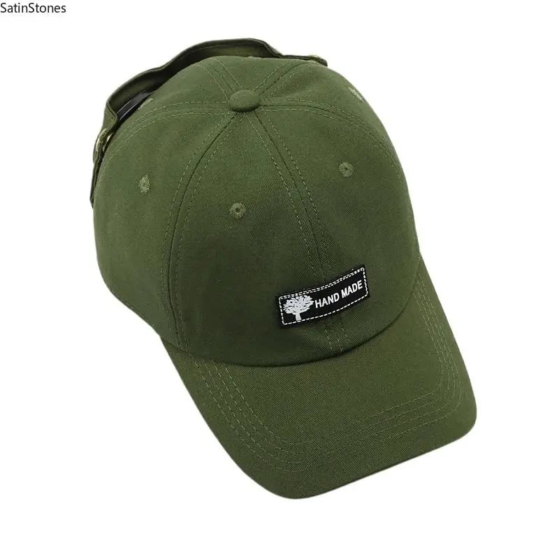 Detachable Goggle Pilot Baseball Cap Vintage Hat for Street Fashion & Daily Outfit