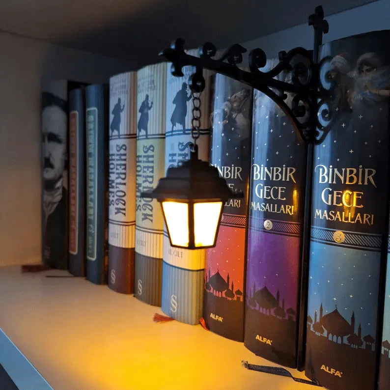 🔥LAST DAY 50% OFF - Library Lantern-Decorative Bookshelf Lighting