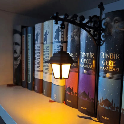 🔥LAST DAY 50% OFF - Library Lantern-Decorative Bookshelf Lighting