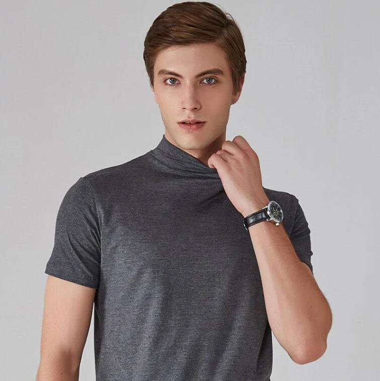 🔥40% OFF🔥Men 's High Neck Slim Fit T-shirt