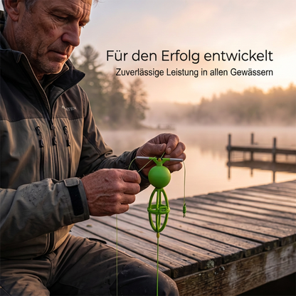 Tangle-Free Bottom-Up Feeder Basket Fishing System