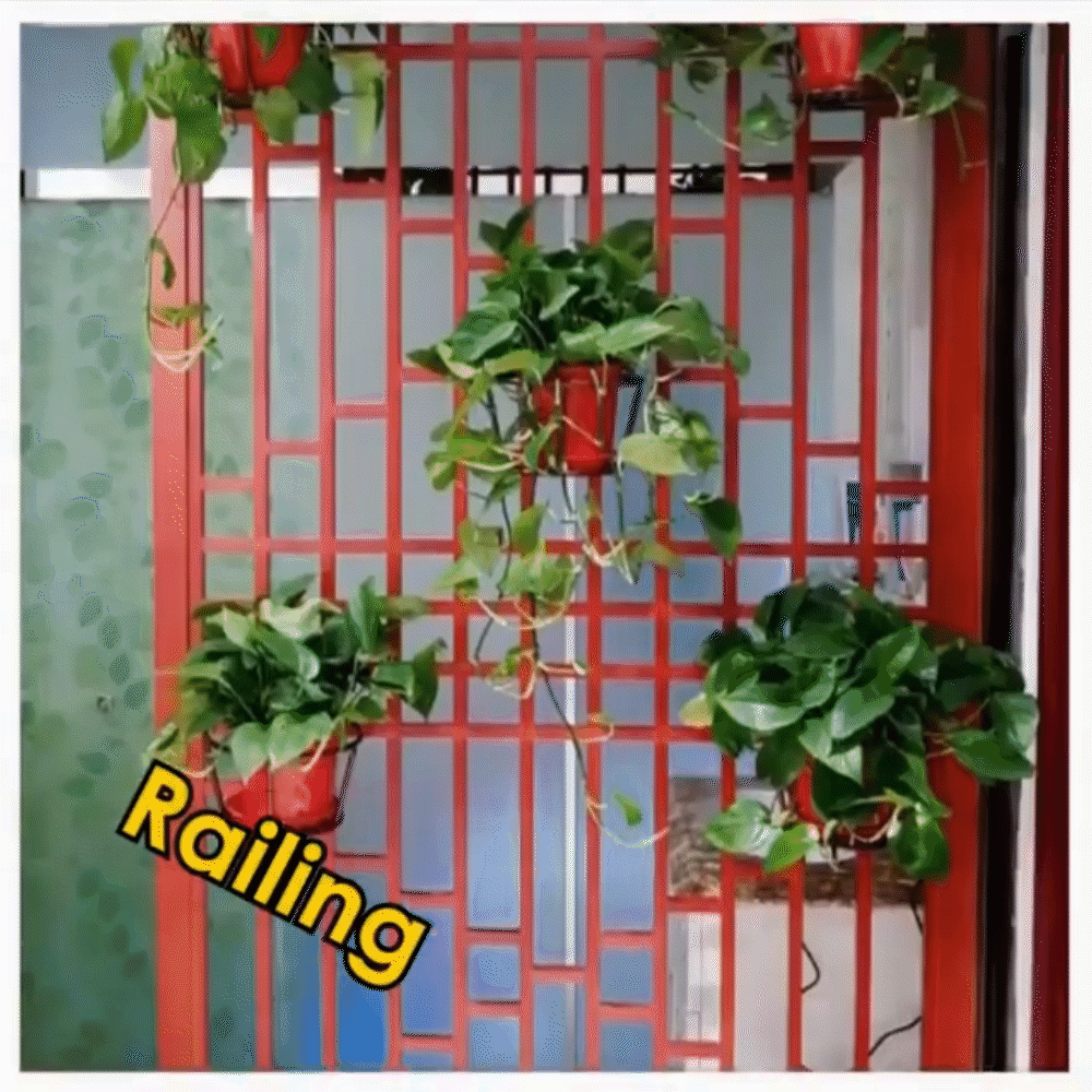 The Rail Fence Flower Planters Holder