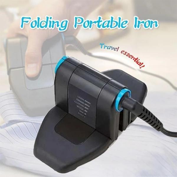Portable folding ironing machine