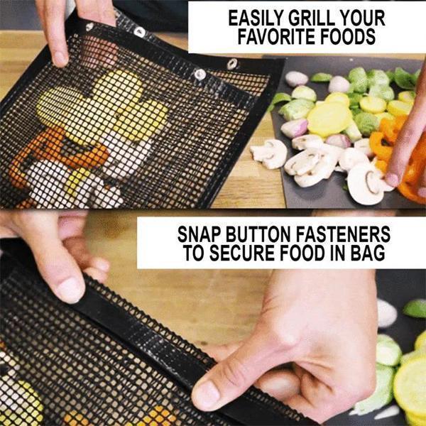 Reusable Mesh Barbecue Pouch