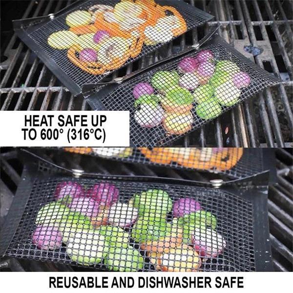 Reusable Mesh Barbecue Pouch
