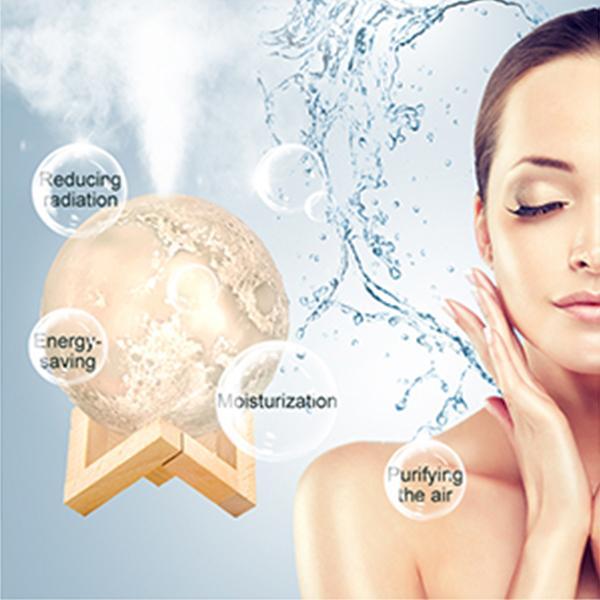 3D-Print Moon Lamp Aromatherapy Humidifier