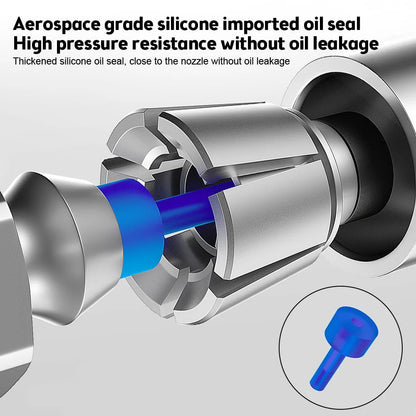 🎁2024 New Year Hot Sale🎁Strong Lock on Grease Couplers with Spring Flex Hose