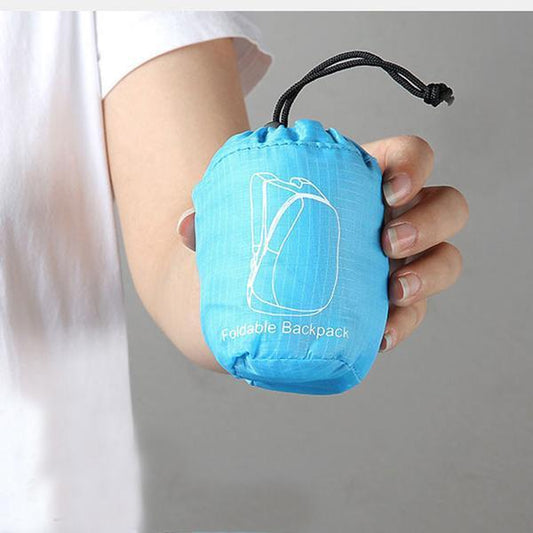 Travel folding backpack
