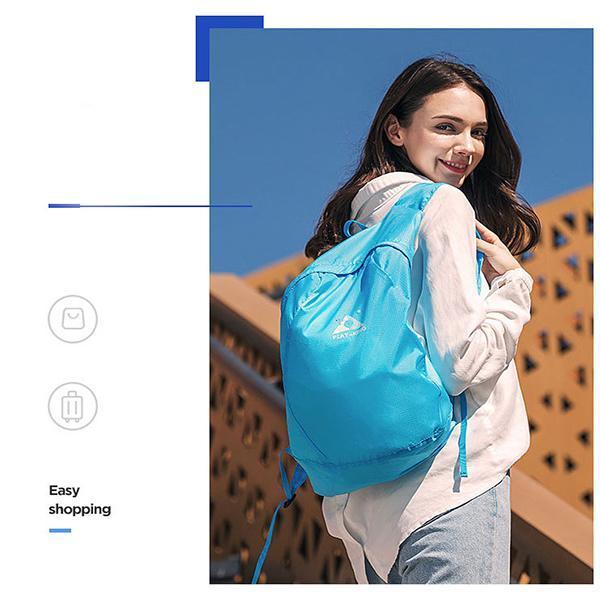 Travel folding backpack