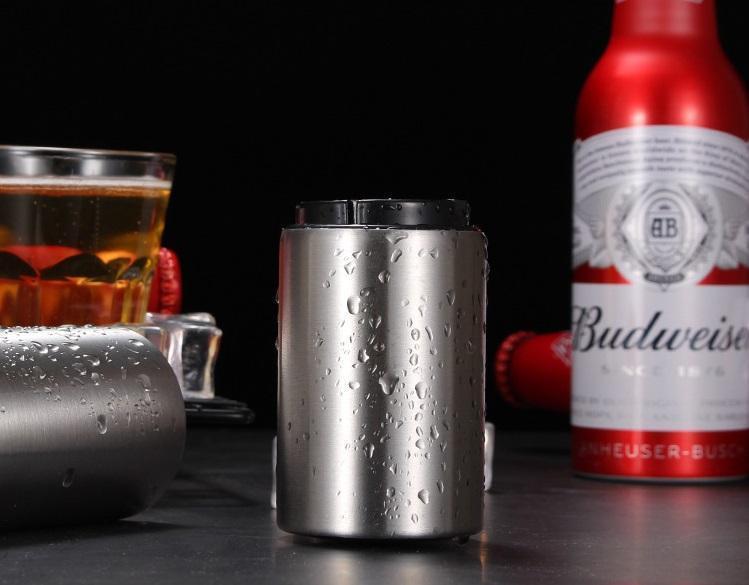 Press beer opener