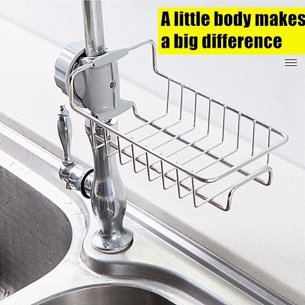 Multifunctional faucet storage rack