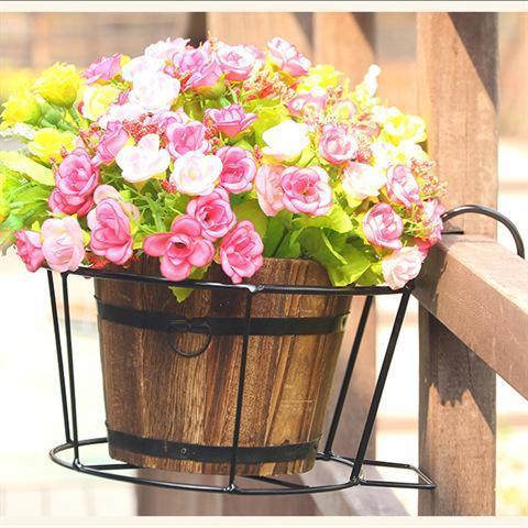 The Rail Fence Flower Planters Holder