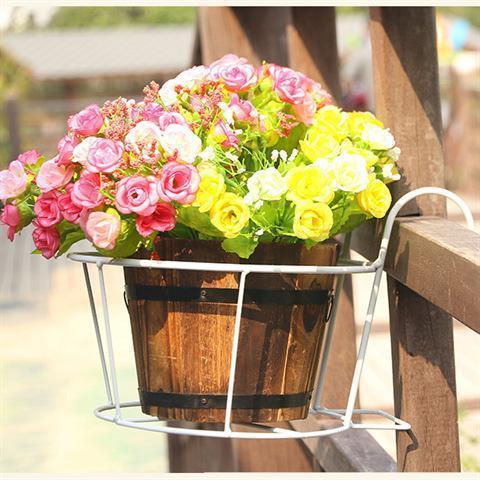 The Rail Fence Flower Planters Holder