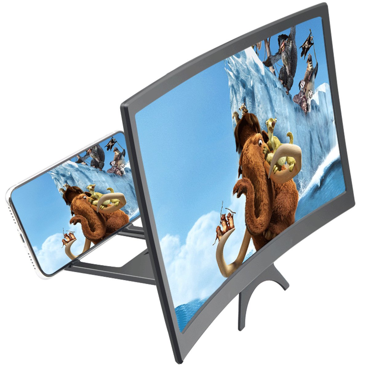 DssDay 12-inch 3D Curved Phone Screen Magnifier