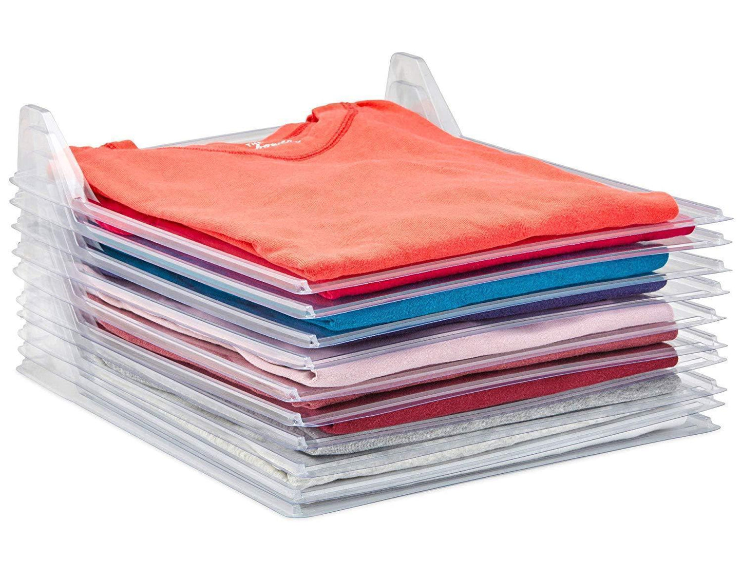 (5 packs) Closet Organizer and Shirt Folder