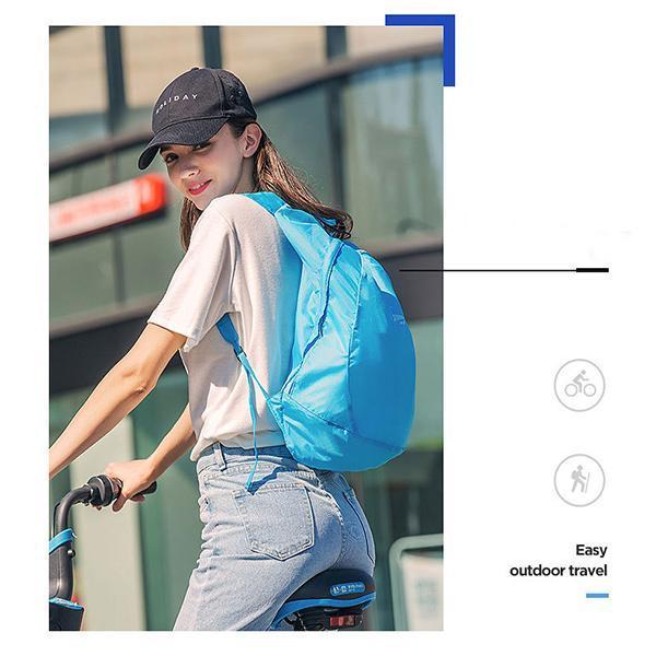 Travel folding backpack