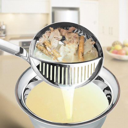 Removable Stainless Steel Dual-use Soup Spoon Filter