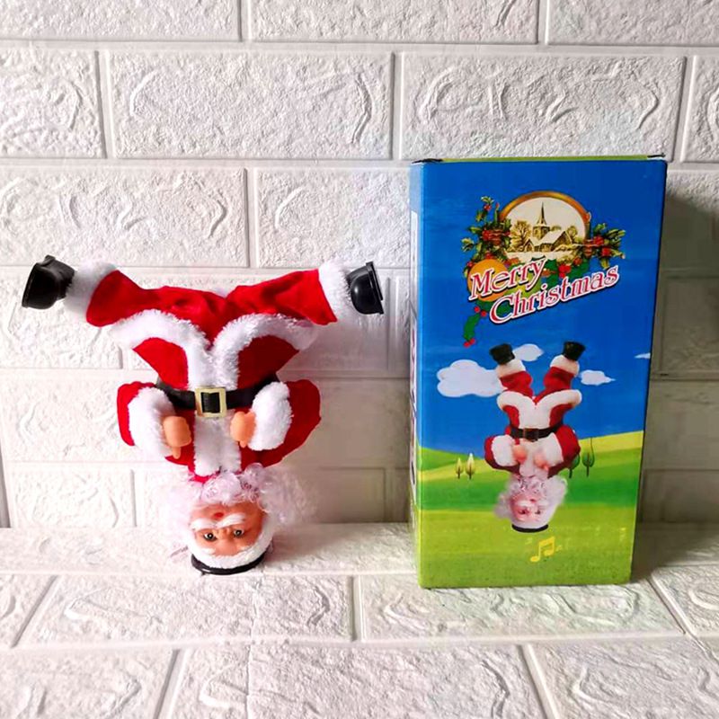 Electric Inverted Hip-hop Santa Claus Doll
