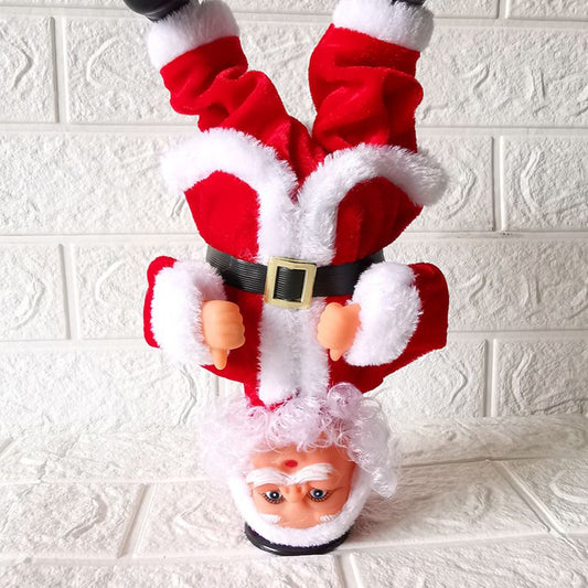 Electric Inverted Hip-hop Santa Claus Doll
