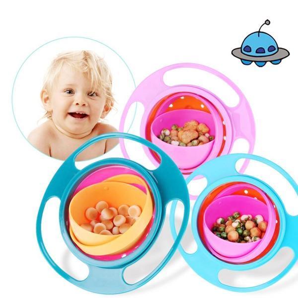 360 Rotating Spillproof Bowl🍚👶