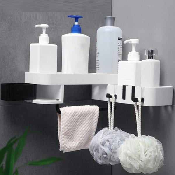 HT-Creative 180° Rotating Wall-Mounted Bathroom  Kitchen Shelf