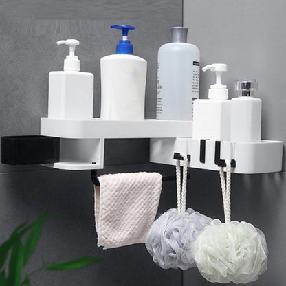 HT-Creative 180° Rotating Wall-Mounted Bathroom  Kitchen Shelf