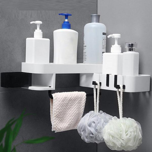 HT-Creative 180° Rotating Wall-Mounted Bathroom  Kitchen Shelf