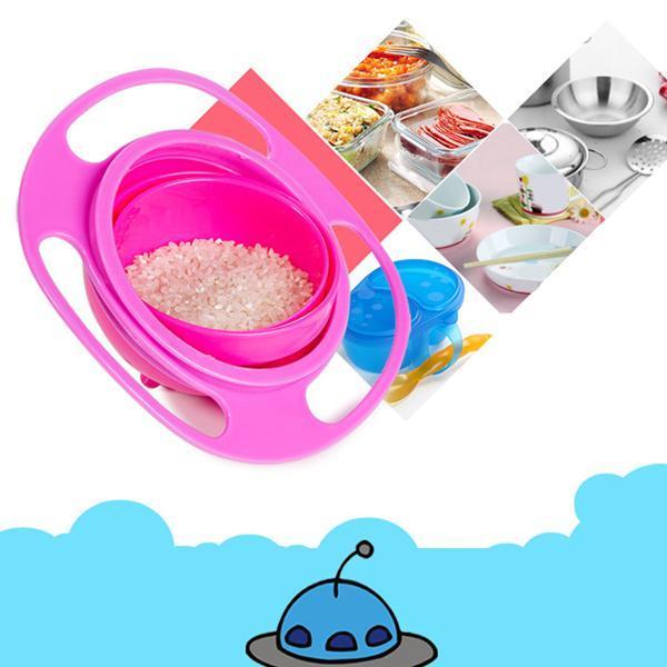 360 Rotating Spillproof Bowl🍚👶