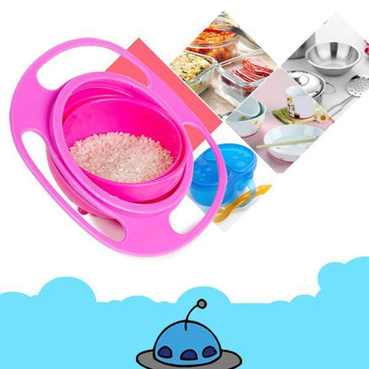 360 Rotating Spillproof Bowl🍚👶