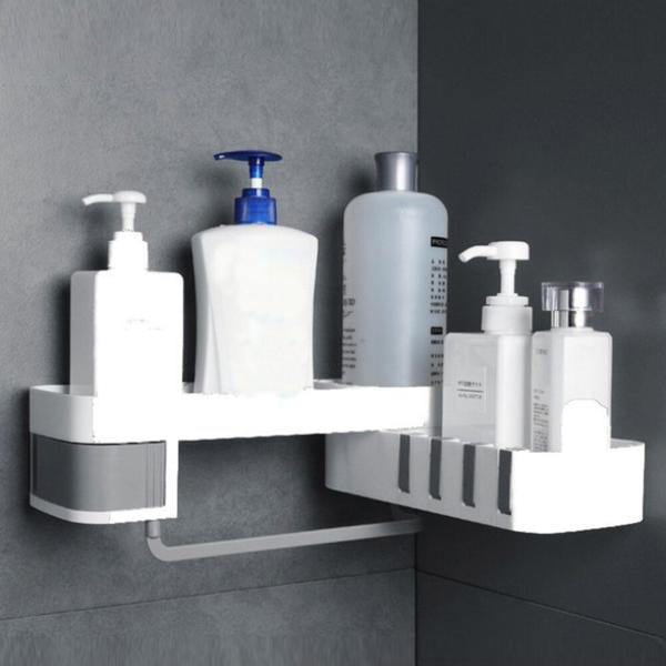 HT-Creative 180° Rotating Wall-Mounted Bathroom  Kitchen Shelf