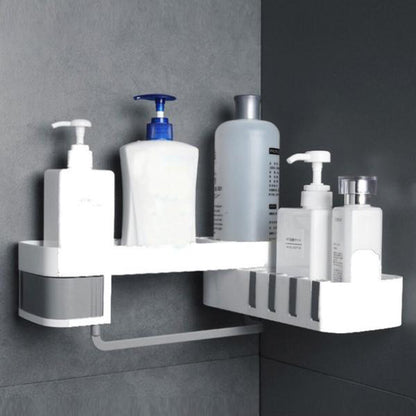 HT-Creative 180° Rotating Wall-Mounted Bathroom  Kitchen Shelf