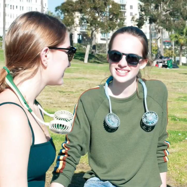 Lazy Neckband Fan - Keep Cool Wherever You Are!