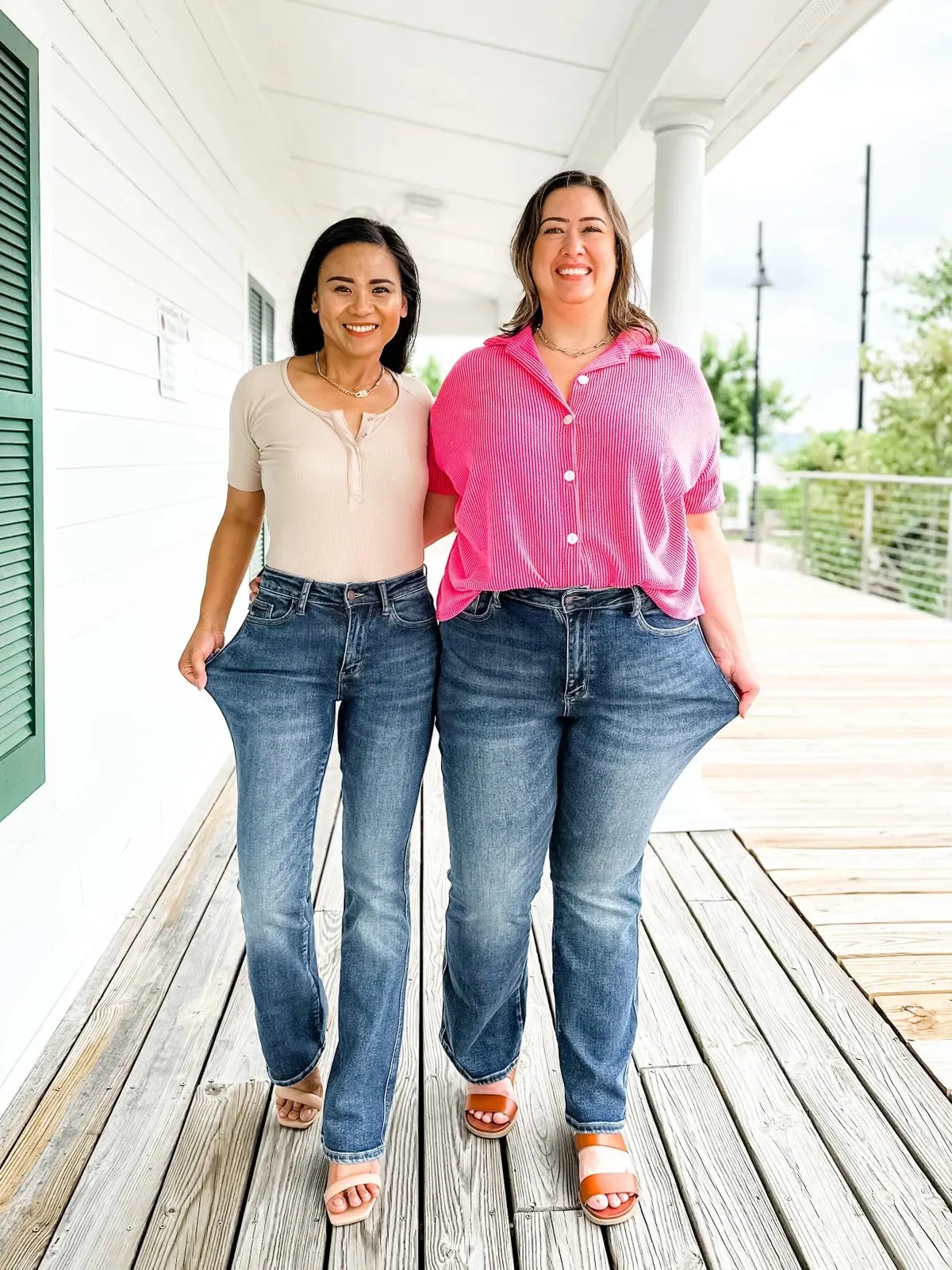 🔥Last day to buy 1 get 1 free🔥Holy Grail Tummy Control Bootcut Jeans