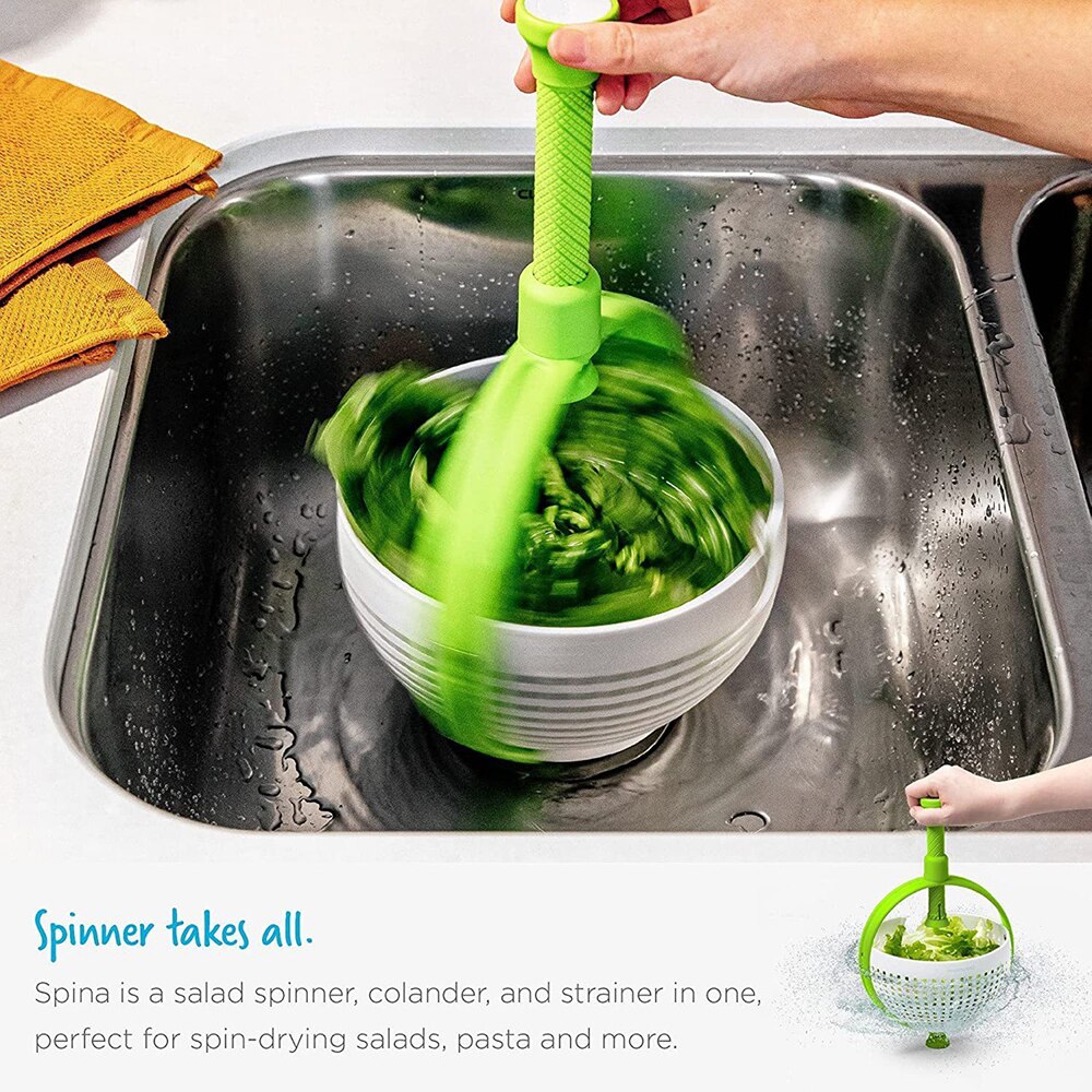 Rotating Salad Drain Basket