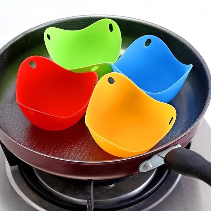 (💥New Year Specials💥- 50% OFF) Easy Silicone Egg Poacher (Set of 4)