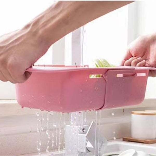 Retractable drain basket