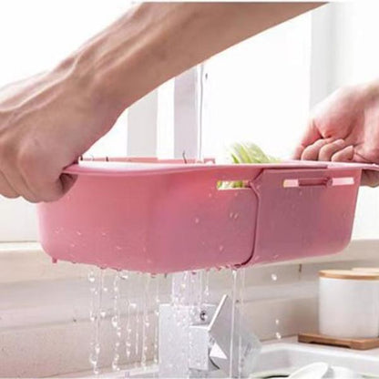 Retractable drain basket