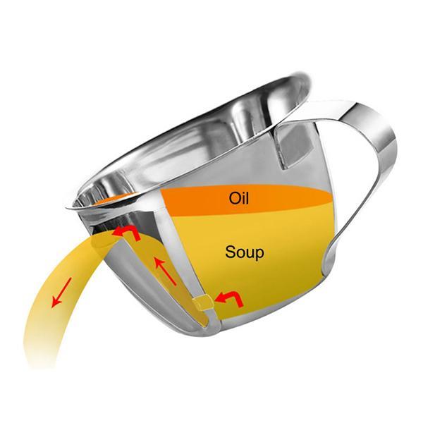 Stainless steel grease bowl