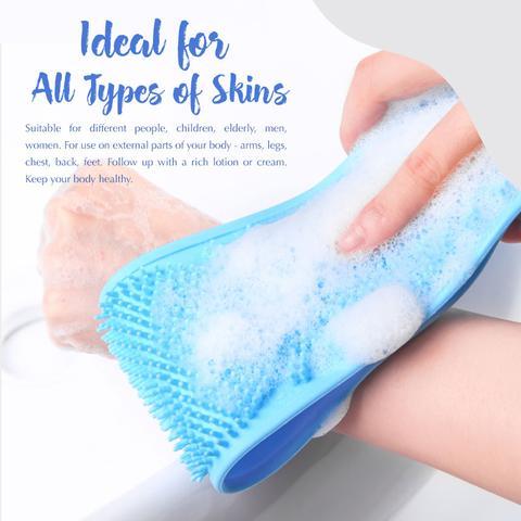 Silicone rubbing towel men and women strong rubbing back