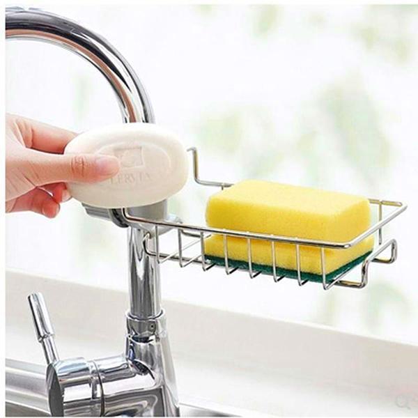 Multifunctional faucet storage rack
