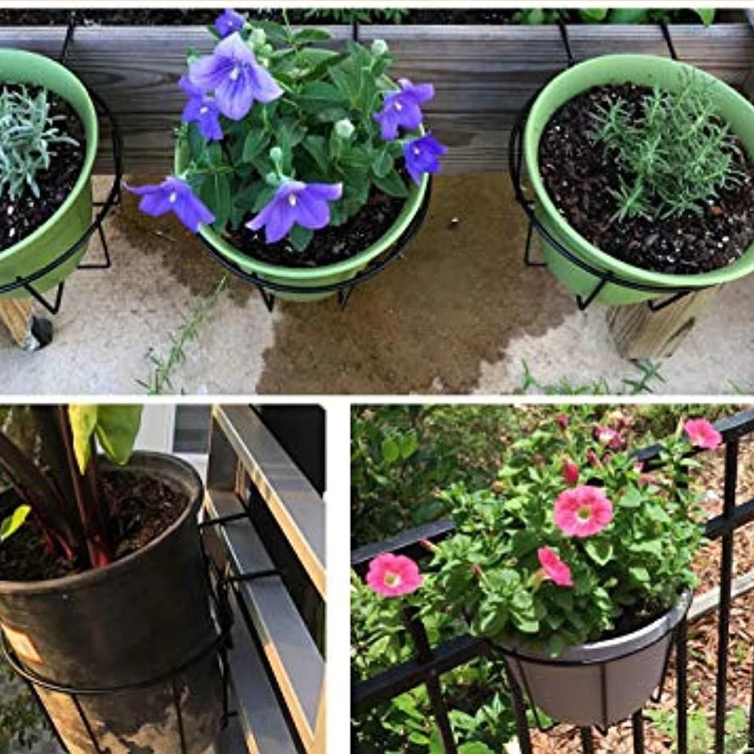 The Rail Fence Flower Planters Holder